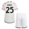 Conjunto (Camiseta+Pantalón Corto) Juventus Rabiot 25 Segunda Equipación 23-24 - Niño